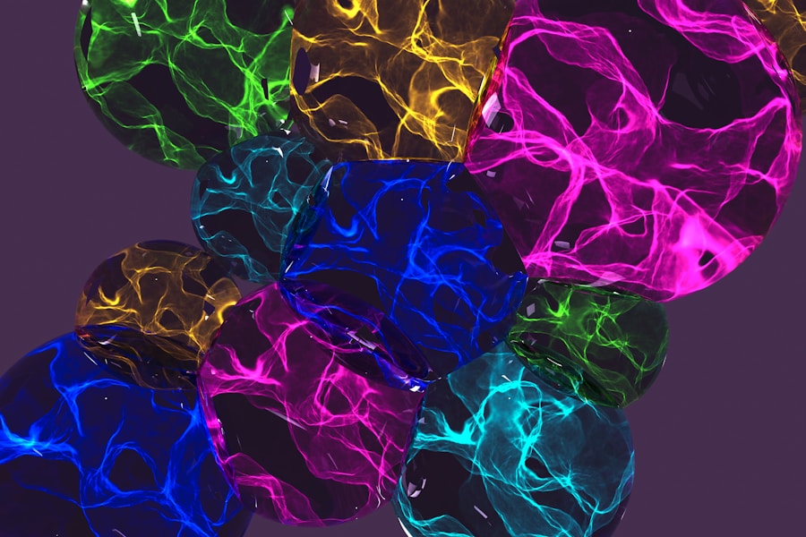 Abstract 3D fluid art